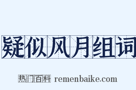 疑似风月组词是什么意思的图片